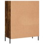 Engineered wood smoked oak bookshelf 69.5x32.5x90 cm by vidaXL, Sideboards - Ref: Foro24-828377, Price: 58,23 €, Discount: %