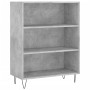 Estantería madera de ingeniería gris hormigón 69,5x32,5x90 cm de vidaXL, Librerías y estanterías - Ref: Foro24-828360, Precio...