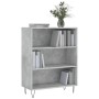 Concrete gray engineered wood shelf 69.5x32.5x90 cm by vidaXL, Bookcases and shelves - Ref: Foro24-828360, Price: 52,99 €, Di...