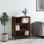 Smoked oak engineered wood shelf 69.5x32.5x90 cm by vidaXL, Sideboards - Ref: Foro24-828385, Price: 57,41 €, Discount: %