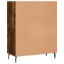 Smoked oak engineered wood shelf 69.5x32.5x90 cm by vidaXL, Sideboards - Ref: Foro24-828385, Price: 57,41 €, Discount: %