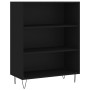 Estantería madera de ingeniería negro 69,5x32,5x90 cm de vidaXL, Librerías y estanterías - Ref: Foro24-828357, Precio: 54,99 ...