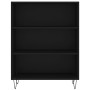 Estantería madera de ingeniería negro 69,5x32,5x90 cm de vidaXL, Librerías y estanterías - Ref: Foro24-828357, Precio: 54,99 ...