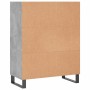 Concrete gray engineered wood shelf 69.5x32.5x90 cm by vidaXL, Sideboards - Ref: Foro24-828392, Price: 67,99 €, Discount: %