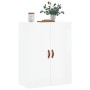 Armario de pared blanco brillante 69,5x34x90 cm de vidaXL, Aparadores - Ref: Foro24-828398, Precio: 71,83 €, Descuento: %