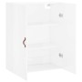 Armario de pared blanco brillante 69,5x34x90 cm de vidaXL, Aparadores - Ref: Foro24-828398, Precio: 71,83 €, Descuento: %