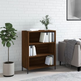 Brown oak engineered wood shelf 69.5x32.5x90 cm by vidaXL, Sideboards - Ref: Foro24-828379, Price: 59,99 €, Discount: %