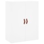 Armario de pared blanco 69,5x34x90 cm de vidaXL, Aparadores - Ref: Foro24-828396, Precio: 76,61 €, Descuento: %