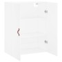 Armario de pared blanco 69,5x34x90 cm de vidaXL, Aparadores - Ref: Foro24-828396, Precio: 76,61 €, Descuento: %