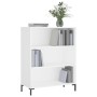 Weißes Holzwerkstoffregal 69,5 x 32,5 x 90 cm von vidaXL, Bücherregale und Regale - Ref: Foro24-828364, Preis: 58,48 €, Rabat...