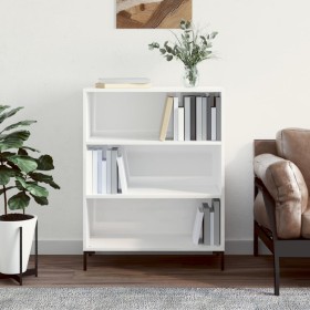 Glossy white engineered wood shelf 69.5x32.5x90 cm by vidaXL, Bookcases and shelves - Ref: Foro24-828366, Price: 61,99 €, Dis...