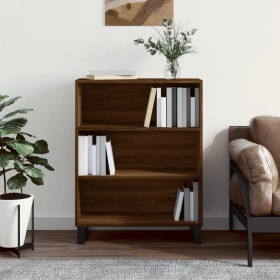 Brown oak engineered wood shelf 69.5x32.5x90 cm by vidaXL, Sideboards - Ref: Foro24-828395, Price: 68,87 €, Discount: %