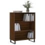 Brown oak engineered wood shelf 69.5x32.5x90 cm by vidaXL, Sideboards - Ref: Foro24-828395, Price: 68,99 €, Discount: %