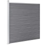 Set de vallas 2 cuadradas + 1 oblicua WPC gris 446x186 cm de vidaXL, Paneles de vallas - Ref: Foro24-3053234, Precio: 744,02 ...