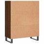 Brown oak engineered wood shelf 69.5x32.5x90 cm by vidaXL, Sideboards - Ref: Foro24-828395, Price: 68,99 €, Discount: %