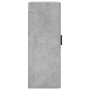 Armario de pared gris hormigón 69,5x34x90 cm de vidaXL, Aparadores - Ref: Foro24-828424, Precio: 73,48 €, Descuento: %