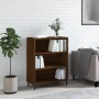 Brown oak engineered wood shelf 69.5x32.5x90 cm by vidaXL, Sideboards - Ref: Foro24-828387, Price: 60,86 €, Discount: %