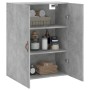 Armario de pared gris hormigón 69,5x34x90 cm de vidaXL, Aparadores - Ref: Foro24-828400, Precio: 74,90 €, Descuento: %