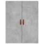 Armario de pared gris hormigón 69,5x34x90 cm de vidaXL, Aparadores - Ref: Foro24-828400, Precio: 78,44 €, Descuento: %