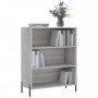 Estantería madera de ingeniería gris Sonoma 69,5x32,5x90 cm de vidaXL, Aparadores - Ref: Foro24-828378, Precio: 59,99 €, Desc...