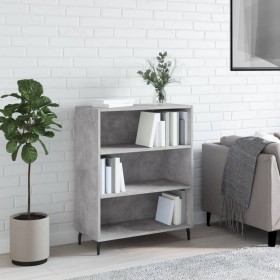 Concrete gray engineered wood shelf 69.5x32.5x90 cm by vidaXL, Sideboards - Ref: Foro24-828384, Price: 57,99 €, Discount: %