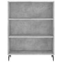 Concrete gray engineered wood shelf 69.5x32.5x90 cm by vidaXL, Sideboards - Ref: Foro24-828384, Price: 57,33 €, Discount: %