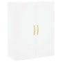 White wall cabinet 69.5x34x90 cm by vidaXL, Sideboards - Ref: Foro24-828404, Price: 77,22 €, Discount: %