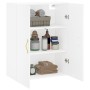 Armario de pared blanco 69,5x34x90 cm de vidaXL, Aparadores - Ref: Foro24-828404, Precio: 77,99 €, Descuento: %