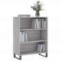 Estantería madera de ingeniería gris Sonoma 69,5x32,5x90 cm de vidaXL, Aparadores - Ref: Foro24-828394, Precio: 68,87 €, Desc...