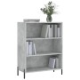 Estantería madera de ingeniería gris hormigón 69,5x32,5x90 cm de vidaXL, Aparadores - Ref: Foro24-828376, Precio: 58,23 €, De...