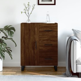 Oak brown engineered wood sideboard 69.5x34x90 cm by vidaXL, Sideboards - Ref: Foro24-827947, Price: 99,99 €, Discount: %