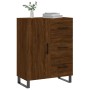 Oak brown engineered wood sideboard 69.5x34x90 cm by vidaXL, Sideboards - Ref: Foro24-827947, Price: 99,46 €, Discount: %