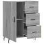 Aparador de madera de ingeniería gris Sonoma 69,5x34x90 cm de vidaXL, Aparadores - Ref: Foro24-827938, Precio: 96,41 €, Descu...