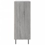 Aparador de madera de ingeniería gris Sonoma 69,5x34x90 cm de vidaXL, Aparadores - Ref: Foro24-827938, Precio: 96,41 €, Descu...