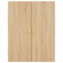 Armario de pared roble Sonoma 69,5x34x90 cm de vidaXL, Aparadores - Ref: Foro24-828407, Precio: 84,20 €, Descuento: %