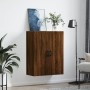 Brown oak wall cabinet 69.5x34x90 cm by vidaXL, Sideboards - Ref: Foro24-828427, Price: 72,25 €, Discount: %