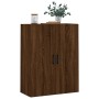 Brown oak wall cabinet 69.5x34x90 cm by vidaXL, Sideboards - Ref: Foro24-828427, Price: 72,25 €, Discount: %