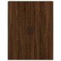 Brown oak wall cabinet 69.5x34x90 cm by vidaXL, Sideboards - Ref: Foro24-828427, Price: 72,25 €, Discount: %