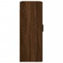 Brown oak wall cabinet 69.5x34x90 cm by vidaXL, Sideboards - Ref: Foro24-828427, Price: 72,25 €, Discount: %