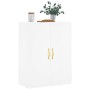 Glossy white wall cabinet 69.5x34x90 cm by vidaXL, Sideboards - Ref: Foro24-828406, Price: 78,73 €, Discount: %