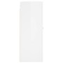 Glossy white wall cabinet 69.5x34x90 cm by vidaXL, Sideboards - Ref: Foro24-828406, Price: 78,73 €, Discount: %