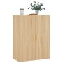 Armario de pared roble Sonoma 69,5x34x90 cm de vidaXL, Aparadores - Ref: Foro24-828415, Precio: 66,61 €, Descuento: %