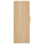 Armario de pared roble Sonoma 69,5x34x90 cm de vidaXL, Aparadores - Ref: Foro24-828415, Precio: 66,61 €, Descuento: %