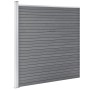 Fence set 5 square + 1 oblique WPC gray 965x186 cm by vidaXL, fence panels - Ref: Foro24-3053237, Price: 1,00 €, Discount: %