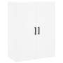 White wall cabinet 69.5x34x90 cm by vidaXL, Sideboards - Ref: Foro24-828428, Price: 74,99 €, Discount: %