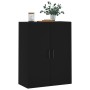 Black wall cabinet 69.5x34x90 cm by vidaXL, Sideboards - Ref: Foro24-828429, Price: 76,99 €, Discount: %