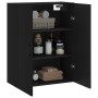 Black wall cabinet 69.5x34x90 cm by vidaXL, Sideboards - Ref: Foro24-828429, Price: 76,99 €, Discount: %