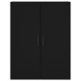 Black wall cabinet 69.5x34x90 cm by vidaXL, Sideboards - Ref: Foro24-828429, Price: 76,99 €, Discount: %