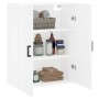 Armario de pared blanco 69,5x34x90 cm de vidaXL, Aparadores - Ref: Foro24-828420, Precio: 79,19 €, Descuento: %