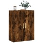 Armario de pared roble ahumado 69,5x34x90 cm de vidaXL, Aparadores - Ref: Foro24-828417, Precio: 66,43 €, Descuento: %